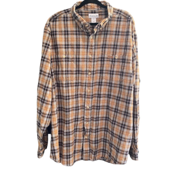 Carhartt Other - Carhartt Plaid Button Down Flannel Shirt